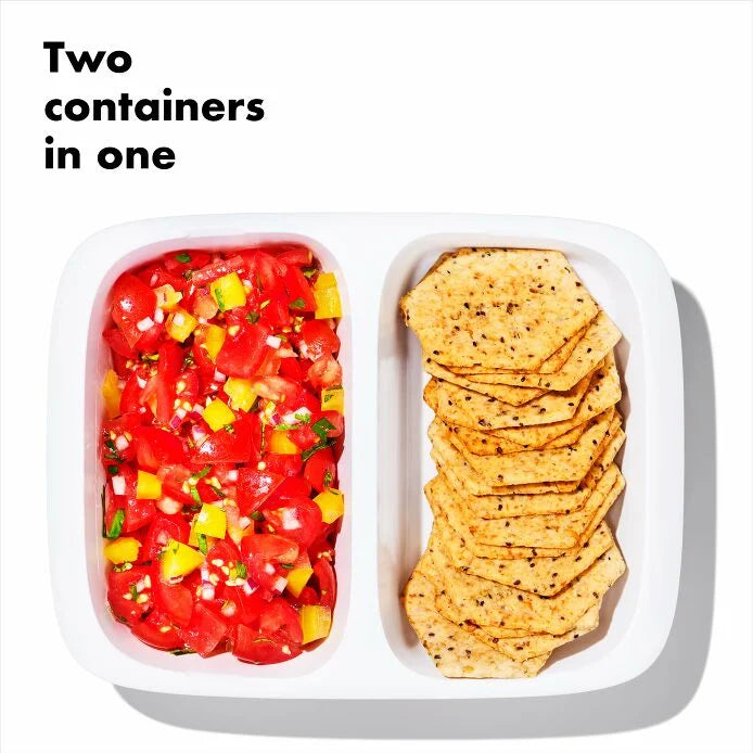 Prep & Go 2-Cup Divided Container